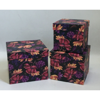 Подарункові коробки UFO W5230 Набір 3 шт Flowers1 квадр. (6885153) Подарункові коробки UFO W5230 Набір 3 шт Flowers1 квадр. (6885153)