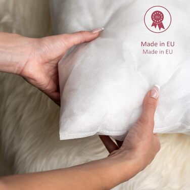 Улюблений комплект подушок 80x80 см, подушка для сну, подушка для ліжка 80 x 80 см, неткане полотно з поліпропілену спанбонд, подушка, подушка для алергіків, зроблено в ЄС, можна прати 80 x 80 см 1