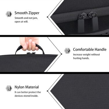 Жорсткий захисний чохол co2CREA для подорожей Anker SOLIX C300 DC Powerbank Powerstation 300W Outdoor Portable Solar Generator, лише чохол для перенесення