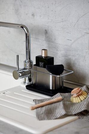 Високоякісний органайзер для мийки з нержавіючої сталі, мийка з великою кількістю місця для зберігання засобу для миття посуду, га