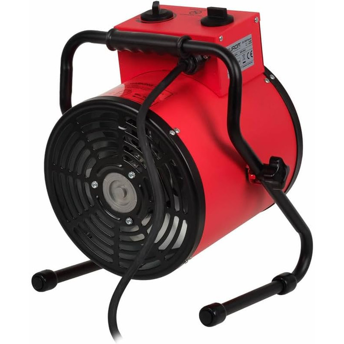 Круглий вентилятор-обігрівач Eurom EK3000, 3000 Вт, 230 В 332964 (обігрівач для майстерні, електричний обігрівач, обігрівач для гаража, обігрівач для складу) Вхідна напруга 220-240 В / Частота 50 Гц