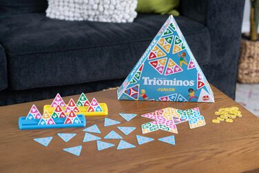 Настільні ігри від 4 років - Настільні ігри для 2-4 гравців - Гра в доміно, сімейна гра для дітей із середньою тривалістю 20 хвили
