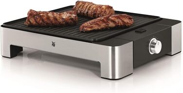 Гриль для приміщень, Електричний гриль малий з компактною поверхнею гриля, Можна мити в посудомийній машині, 1250 Вт Одинарний