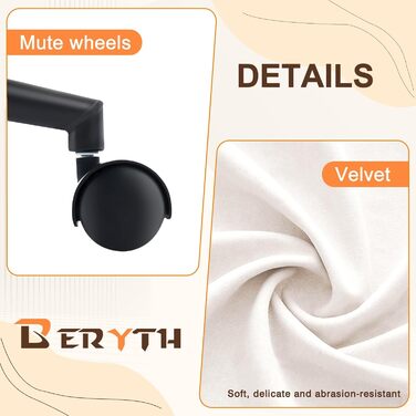 Офісне крісло, для домашнього офісу, оксамитове крісло-туалет, вантажопідйомність до 136 кг, ергономічне, регульоване по висоті обертове крісло, робоче крісло з поворотом на 360, тихі коліщатка, для кабінету, спальні, для домашнього офісу, білий оксамит, 