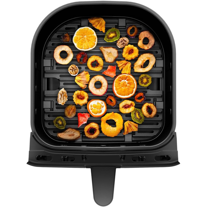 Мультикнопкова фритюрниця WMF, фритюрниця, 1550 Вт, 0,8 кг для 4-6 осіб, здорове смаження, зневоднення, гриль, фритюрниця з 8 програмами, фритюрниця 4,2 л, чорна