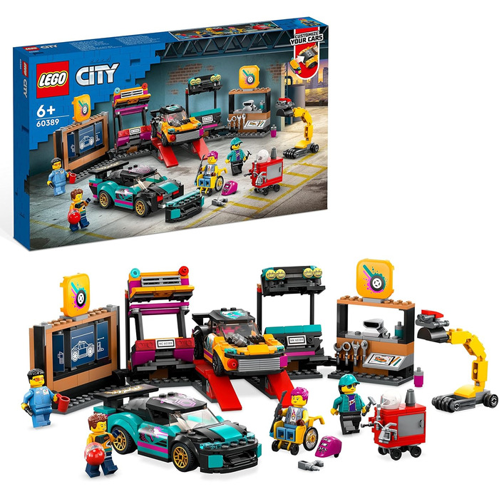 Конструктор LEGO City 60389, Автомайстерня, 507 деталей