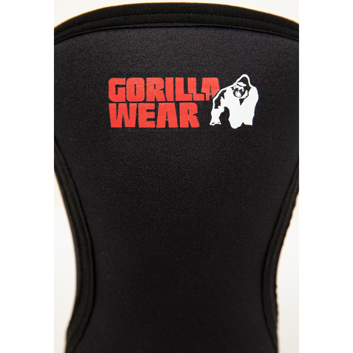 Колінний бандаж Gorilla Wear Підтримка колінного суглоба товщиною 7 мм з неопрена для компресійної стабілізації бодібілдингу (L, 7 MM) 7 MM L