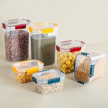 Контейнер Idea Home Clara Box MIX 0.58 л, прямокутний, пластик