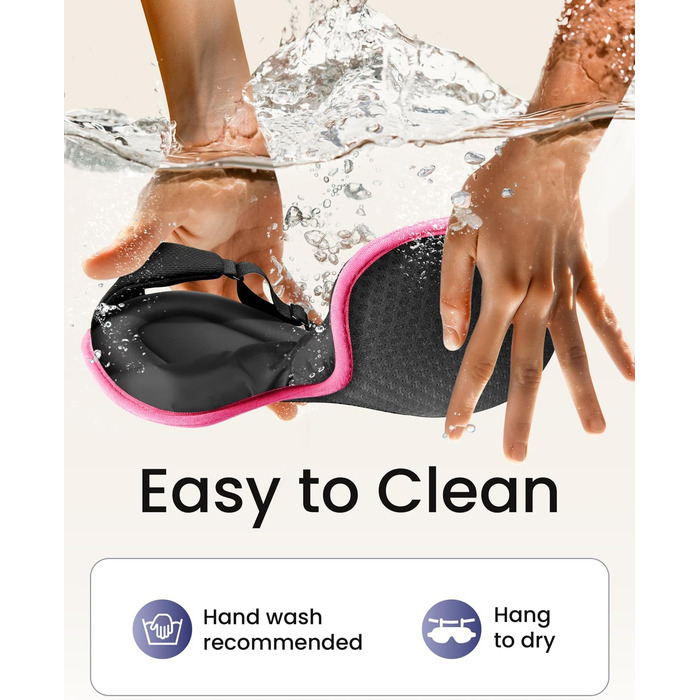 Спальна маска для чоловіків та жінок Затемнені маски для сну, 3D, дихаючі, м'які, зручні, очні маски для подорожей, регульовані св