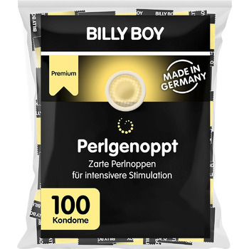 Презервативи Billy Boy Pearl з ніжними перловими гвоздиками, 100 шт. ука (100 упаковка) презервативів