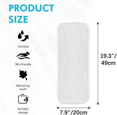 Бамбукових прокладок з мікрофібри для дорослих, тканинні підгузки для догляду за нетриманням, 4-шарові, можна прати, багаторазові,