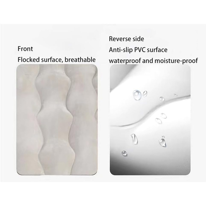 Надувний матрац для Ford Ranger 2012-2025, товстіший надувний матрац для заднього сидіння автомобіля з 2 подушками та місцем для зберігання речей, A/Сірий звичайний A/Сірий