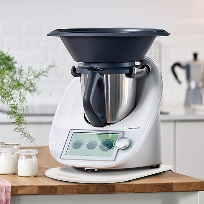 Акрилова розсувна дошка для Thermomix TM6 TM5, класична біла, швидке переміщення