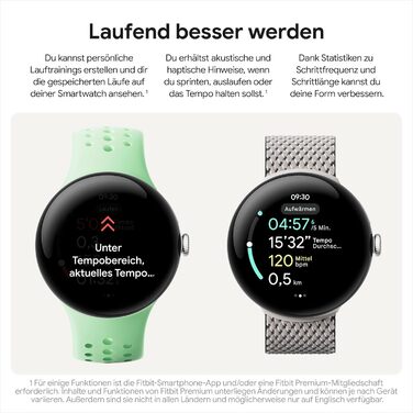 Мм) смарт-годинник на Android із відстеженням серцевого ритму, розширеними функціями бігу від Fitbit, Fitness Insights, 24-годинним зарядом батареї матово-чорний алюмінієвий корпус браслет Obsidian Wi-Fi матово-чорний / Obsidian Wi-Fi, 3 (45