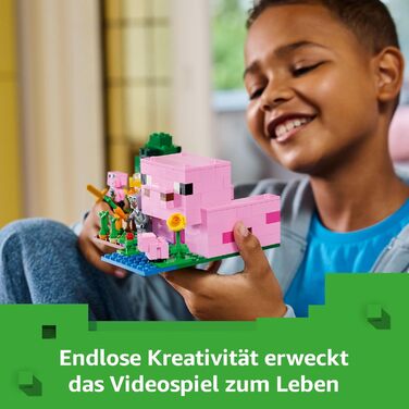 Конструктор LEGO Minecraft 21268, Будинок Поросяти, 238 деталей