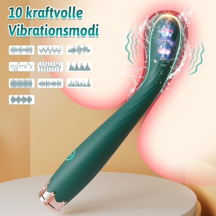 Вібратор Hellmos для жінок, 10 режимів вібрації