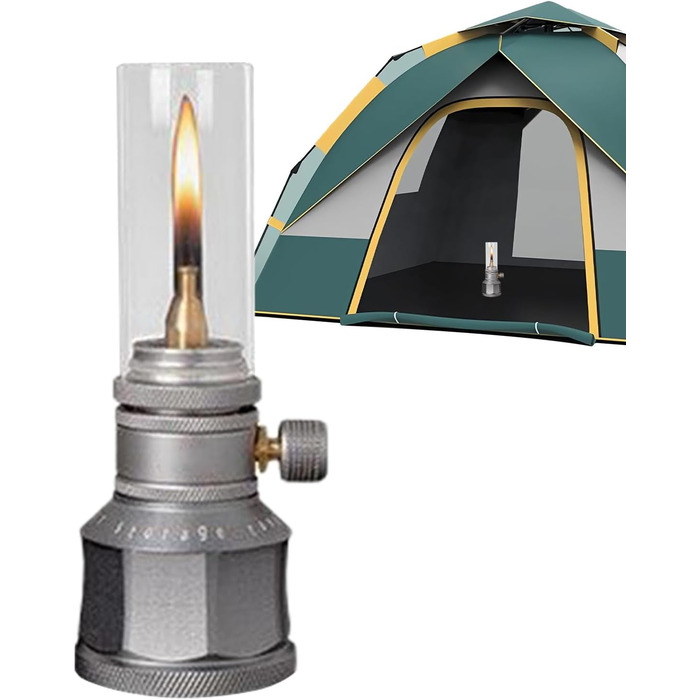 Газовий ліхтар для кемпінгу, ретро-освітлення, невеликий газовий ліхтар для атмосфери, для кемпінгу, походів, транспорту, риболовлі, саду, кабіни, барбекю, пікніка