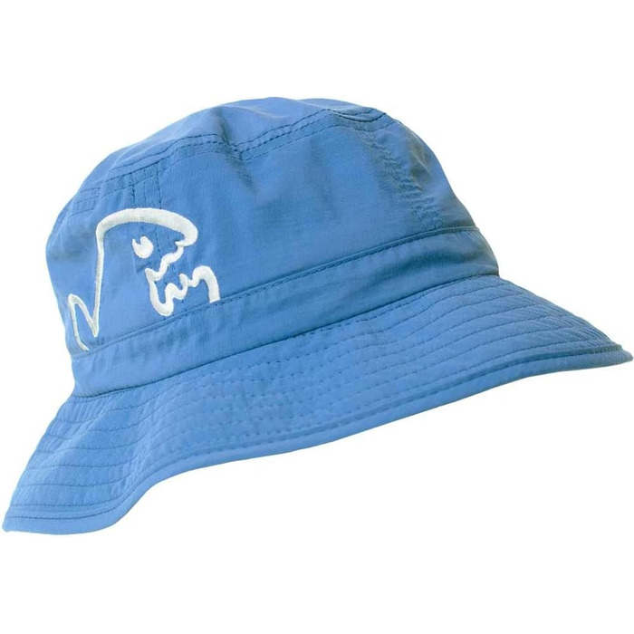 Сонячний капелюх iQ-UV для дітей 50-55 см - UPF 50 легкий та дихаючий УФ-капелюх для дітей - Водяний сонцезахисний капелюх для дітей із захистом від ультрафіолету 50, протестований TV - Капелюх-відро для дітей виготовлений з перероблених матеріалів Один р