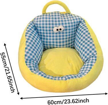 Дитячий диван зі спинкою, зручний диван, крісло татамі для вітальні, дитячої кімнати, кабінету, синій, L Синій Великий