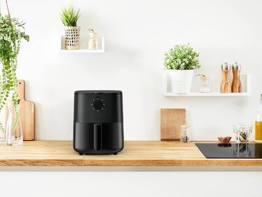 Фритюрниця Tefal EY1308 Easy Fry, безмасляна фритюрниця ємністю 3.5 л, компактний дизайн, енергозбереження, хрусткі результати, здорове приготування їжі, запчастини, безпечні для посудомийної машини