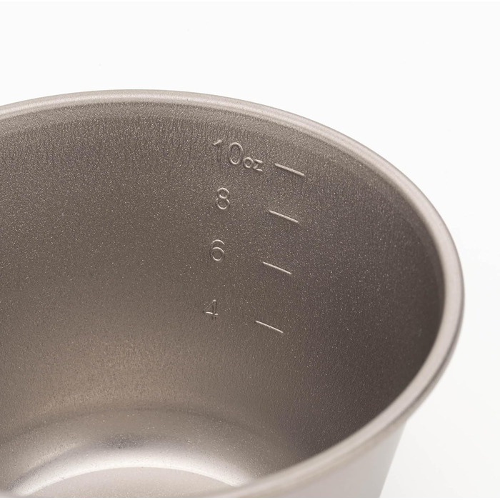 Чашка Snow Peak Titanium Backpackers, срібляста, 322 мл, надлегка, штабельована чашка, виготовлена в Японії для їжі, пиття, приготування їжі та вимірювання для кемпінгу та активного відпочинку на свіжому повітрі