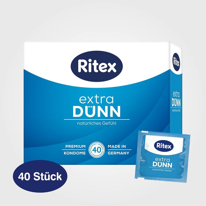 Презервативи Ritex Extra Thin, ультратонкі, 40 шт