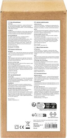 Декоративна різдвяна ялинка з 10 теплими білими світлодіодами Idena