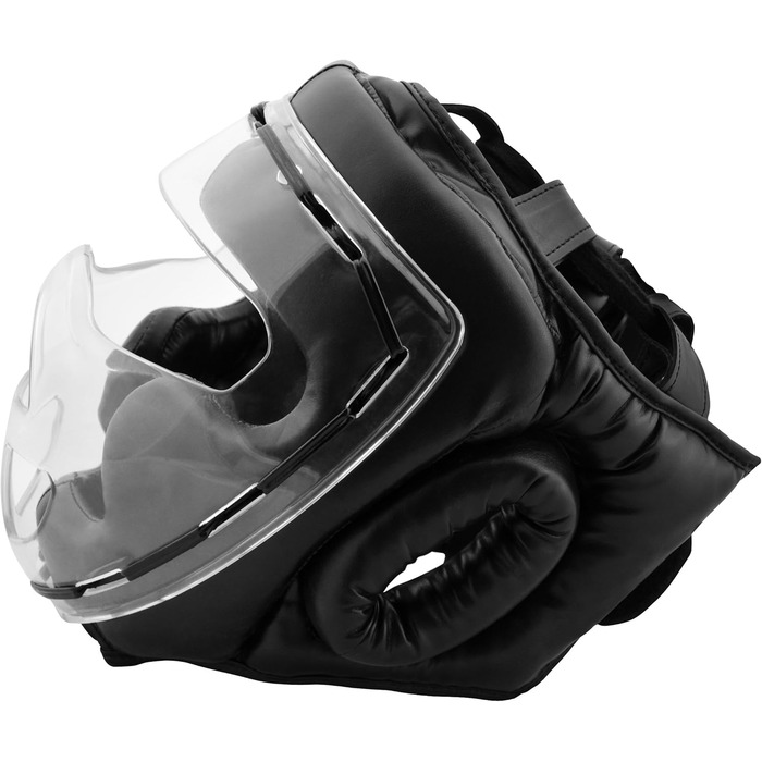 Захист голови Bad Company Full Face Шолом із прозорим козирком Розміри S - XL (окружність голови 54 - 55 см) (S)