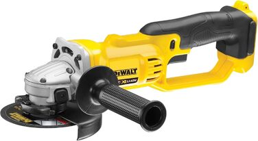 Акумуляторна кутова шліфувальна машина Dewalt 18 В DCG412N (діаметр диска 125 мм, плоский корпус редуктора для використання в обме