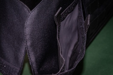 Плитоноска з встановленям бокового та кевларового захисту кордура Kirasa чорна (Арт.KI101)