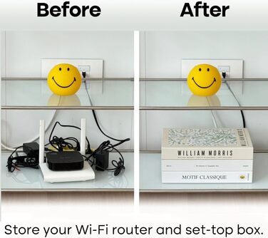 Декоративна коробка для кабелів у формі книги, розширювана коробка-органайзер для кабелів із магнітною застібкою для дому та офісу (Синій корал, Великий). Синій корал. Велика коробка.