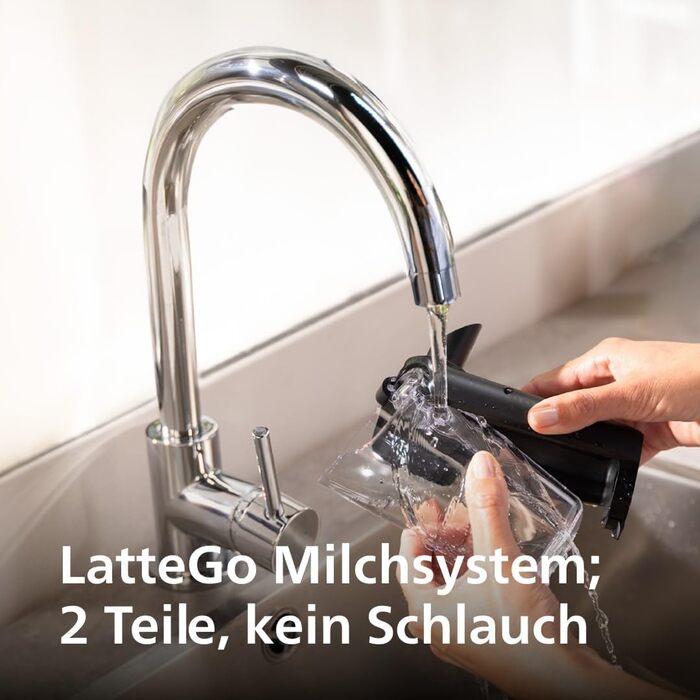 Кавомашина PHILIPS LatteGo 5500 Serie, чорна, 20 видів кавових напоїв