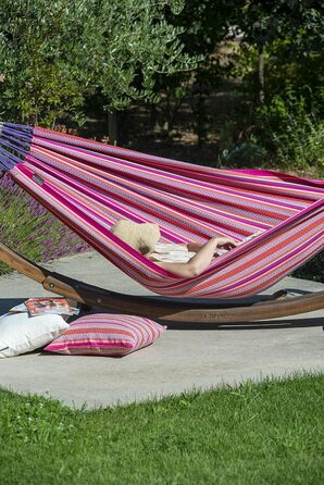 Класичний подвійний гамак з органічної бавовни Double Flamingo