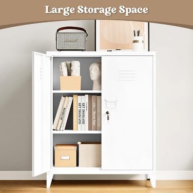 Шафа для документів, що замикається, багатоцільова металева шафа, сталева шафа для інструментів, офісна шафа з 2 дверима, шафа для майстерні, невелика шафа, шафа для зберігання речей, картотечна шафа, біла