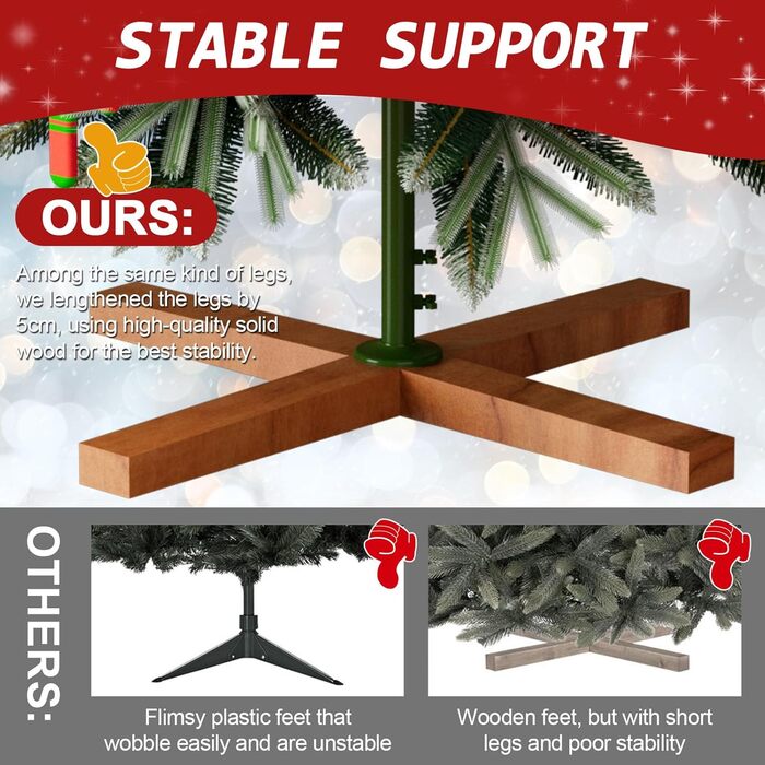 Різдвяна ялинка зі снігом 180 см Soontrans