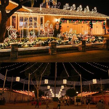 И сонячних казкових вогнів на відкритому повітрі 2x15M 150 LED, сонячні різдвяні вогні на відкритому повітрі водонепроникні, 8 реж