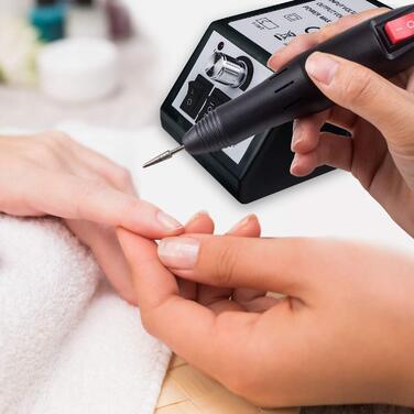 Електричний фрезер для нігтів AIBEAU (чорний)