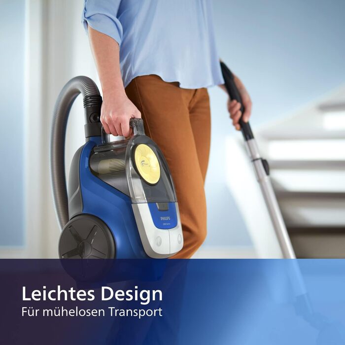 Пилосос без мішка PHILIPS серії 2000 - пилосос 850 Вт з фільтром для надчистого повітря та багатофункціональною насадкою (XB2125/0