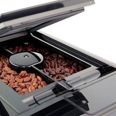 Повністю автоматична кавомашина з молочною системою, кавоварка з кавомолкою і 2-камерним контейнером для зерен 21 кавової страви, можливість управління додатком, повністю автоматична кавоварка Silver Silver