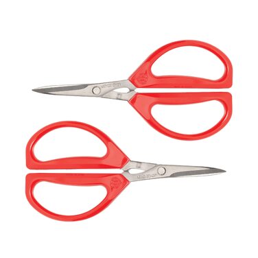 Ножиці кухонні Joyce Chen Original Unlimited, універсальні кухонні ножиці зі зручними ручками, червоні, 2 шт. и (2 шт.) червоного кольору.