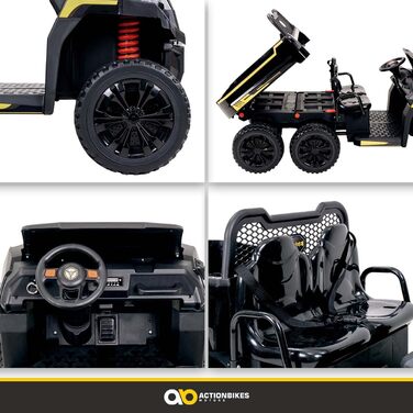 Дитячий електромобіль A730 UTV 4 x 35 Вт двигун - 2-місний - 12 Вольт 10AH - Тверді шини Eva - Пульт дистанційного керування 2.4 Г