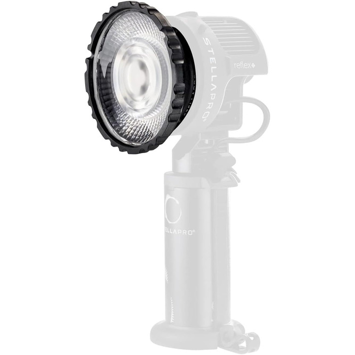 Для Reflex LED Continuous and Flash Light та CLX10 Continuous Light, кут променя 36 Середня широка оптика 36