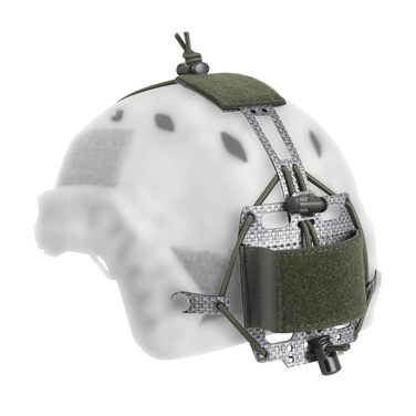 Підсумок для батареї тактичного шолома NVG, підсумок для батареї страйкбольного шолома з кріпленням на липучці та петлі для системи утримання батареї PVS31, армійський зелений