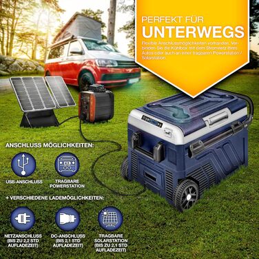 Компресорна холодильна камера електрична 40-60 літрів Морозильна камера електрична WIFI-APP управління 12/24 V 230V Холодильник до