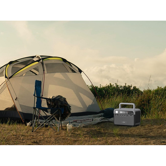 Сонячна батарея Revolt Електростанція та сонячний генератор, 230 Втгод, 230 В, 300 Вт, чиста синусоїда (зовнішній акумулятор 230 В, кемпінгова зарядна станція, перетворювач напруги 220 В)