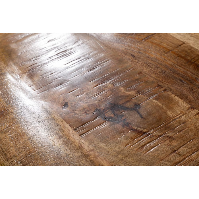 Обідній стіл Riess Ambiente з масиву дерева, Iron Craft 200 см, мангове дерево, промисловий дизайн, з X-подібними ніжками, кухонний стіл, конференційний стіл 200 см