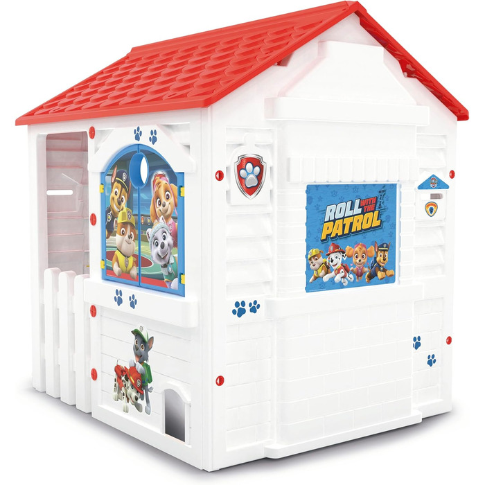 Дитячий ігровий будиночок Paw Patrol Міцний і довговічний пластик Швидка і легка збірка/розбірка. Садовий будиночок для хлопчиків і дівчаток від 3 років (89526)