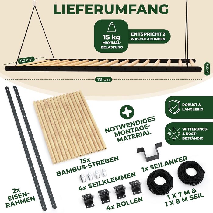 Для одягу кінь стельова компактна, висувна, стійка, 115x60см стельова сушарка для одягу, складна стельова сушарка, висока сушарка