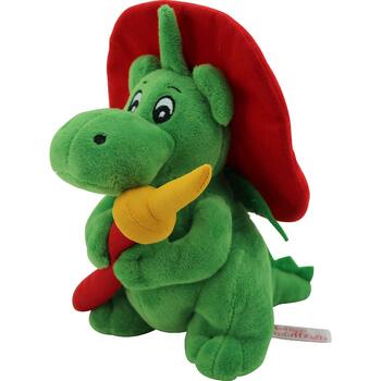 М'яка іграшка Sweety Toys 11025 Драко XL Грізу 20 см з пожежним рукавом, 20 см