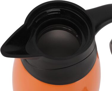 Автомобільний чайник Tyenaza 1400 мл, нержавіюча сталь, 24 В, 180 Вт, герметичний, помаранчевий, для води, чаю, кави, молока